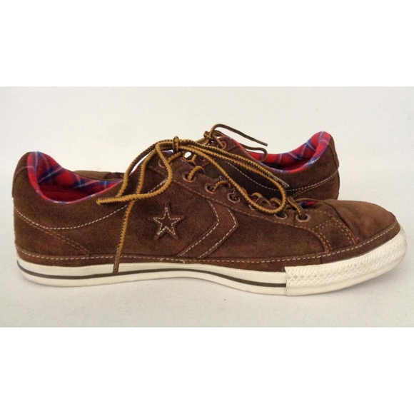 Converse Star Player Sz 12 Mens Low Suede Shoes - Picture 2 of 8